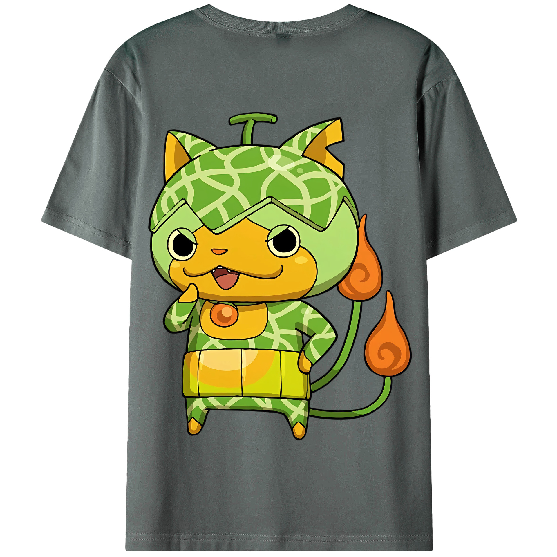 （画像用） 妖怪ウォッチ Yo-kai Watch 綿100％半袖Tシャツ（背面プリント）